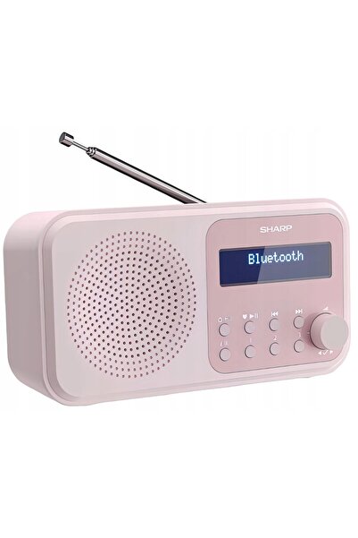 SharpCost Receptor radio portabil Sharp Tokyo DR-P420 Ceas BT RDS FM DAB+ Roz