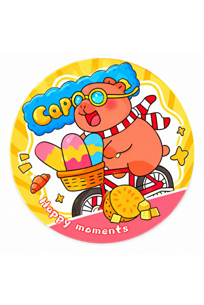 Pembe Pasaj Not Defteri - Capybara Temalı Not Defteri - Capybara 3D Sticky Not