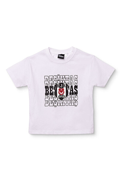Beşiktaş Unisex Lisans Tişört Bisiklet Yaka Kısa Kol