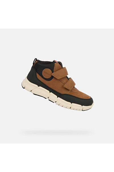 Geox Pantofi de gleznă pentru băieți Flexyper Boy, maro