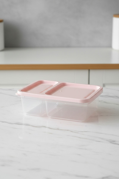 YAZICI 2 Compartment Storage Container 850 ml |   Breakfast and Food Storage ...