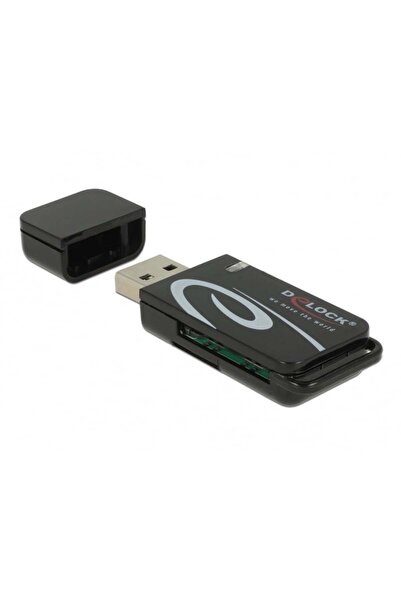 DELOCK Cititor de carduri Mini USB 2.0 (negru)