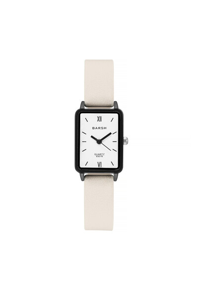 GENERAL Women's Watch with Leather Strap and Rectangular Dial Shape Soft Eleg...