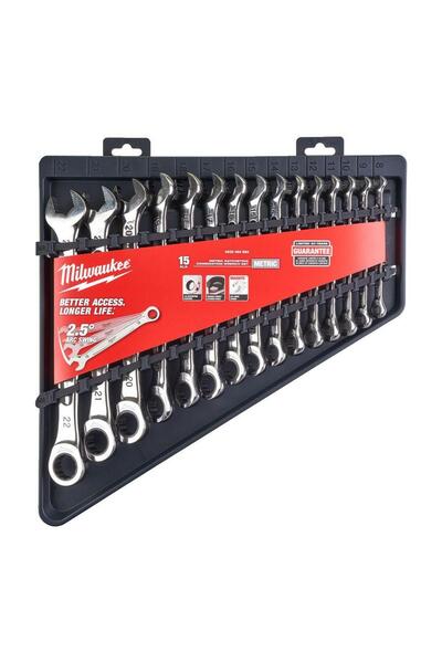 Generic Brand Set 15 chei combinate cu clichet 8-22mm Max Bite,