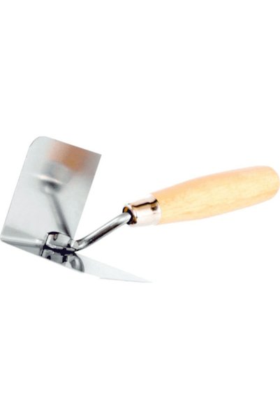 EPM Mistrie pentru tencuit, EPM, Inox/Lemn, 120x75x75mm, Argintiu/Maro