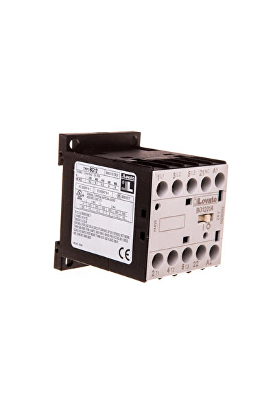 lovato Contactor de putere 3P 12A 5.7kW la 400VAC, bobină AC3, 24VAC 50/60Hz,...