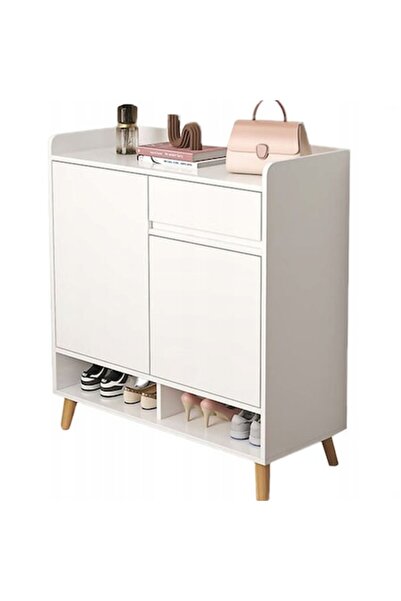 Muvu Dulap de pantofi pentru hol, Muvu, modern, alb, 60 x 32 x 90 cm