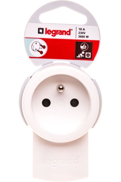 Legrand Priză portabilă 1X Z/U pentru montaj heliu (50109)
