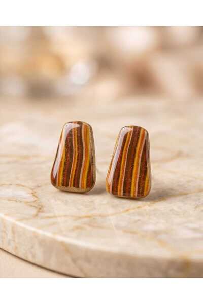 Dodemert Home Desert Sunset Mini Polymer Clay & Epoxy Handmade Design Earrings