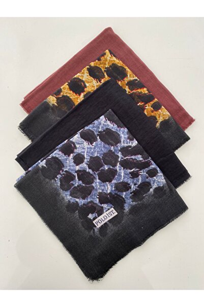poloist 4 Mixed Patterned Cheesecloth Writing