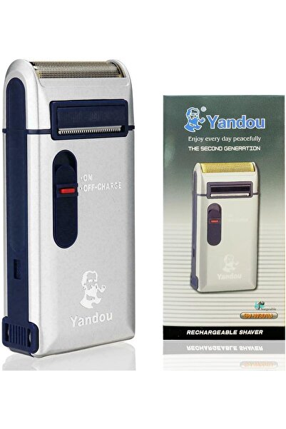 YANDOU Rechargeable Mini Electric Shaver Silver