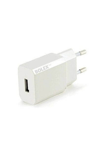 OEM Φορτιστής USB Bolex, Χωρίς Καλώδιο, Αντάπτορας USB για Πρίζα, Λευκό