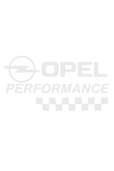 OEM Стикер Опел за производителност, 30 см, бял цвят