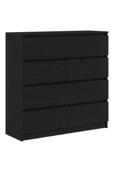 vidaxl Comodă din stejar negru 100 x 35 x 99 cm, lemn prelucrat