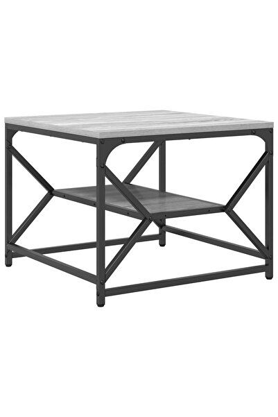 vidaxl Masă de cafea Gri Sonoma 51 x 50 x 40 cm