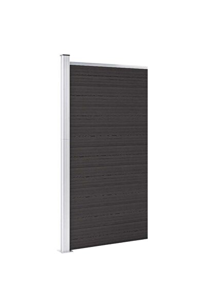 vidaxl Panou de gard, negru, 95 x 186 cm, WPC