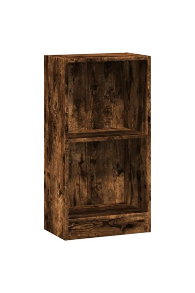 vidaxl Bibliotecă, stejar fumuriu, 40x24x76 cm, lemn prelucrat