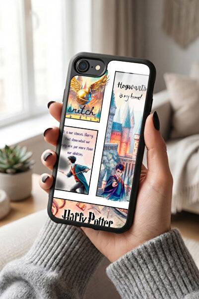 Snacase Apple iPhone 7/8/SE Uyumlu Harry Potter Tasarımlı Glossy Premium Kılıf