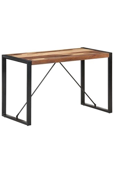 vidaxl Masă de bucătărie, 120 x 60 x 75 cm, lemn masiv