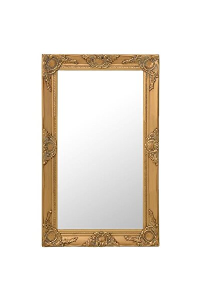 vidaxl Oglindă de perete în stil baroc, aurie, 50 x 80 cm