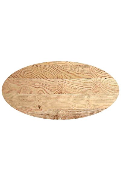 vidaxl Blat de masă 120x60x2 cm lemn masiv de stejar oval