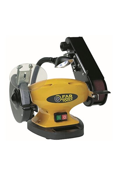 FarTools Polizor de banc Far Tools cu bandă, 150mm, 400W, carcasă din oțel, 1...
