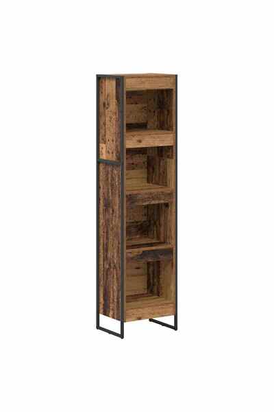 vidaxl Dulap pentru cărți Lemn Vechi 80 x 30 x 155 cm Lemn compozit