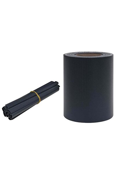 vidaxl Panou de intimitate pentru grădină, gri închis mat, 35 x 0,19 m, PVC