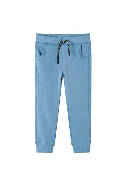vidaxl Pantaloni de trening pentru copii, albaștri, 104