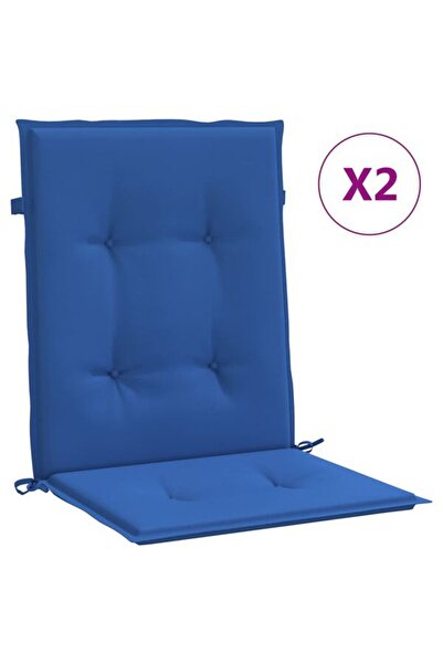 vidaxl Perne mici pentru spate, 2 buc. albastru 100 x 50 x 3 cm țesătură oxford