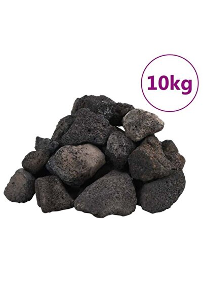 vidaxl Pietre vulcanice, 10 kg, negre, 5-8 cm