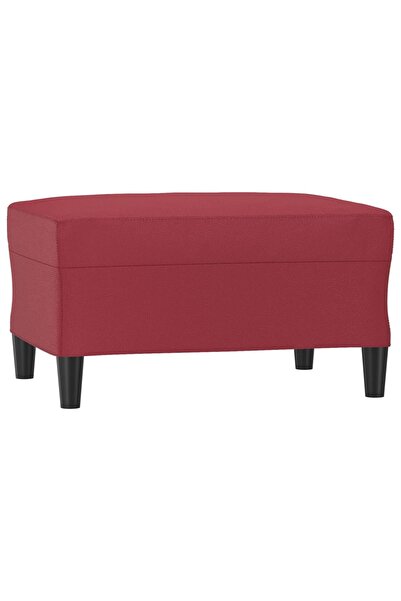 vidaxl Taburet, roșu vin, 70x55x41 cm, piele ecologică