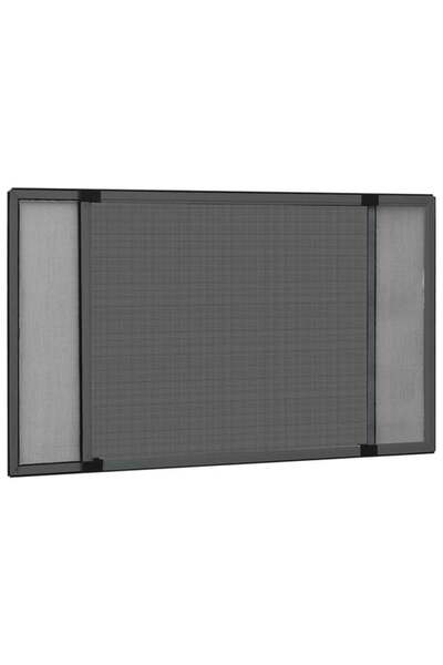 vidaxl Plasă extensibilă anti-insecte pentru ferestre, antracit, (100-193)x 7...
