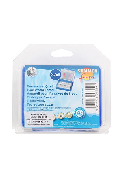 Summer Fun Kit de analiză pH / O2, Distracție de vară, 2 x 20 tablete