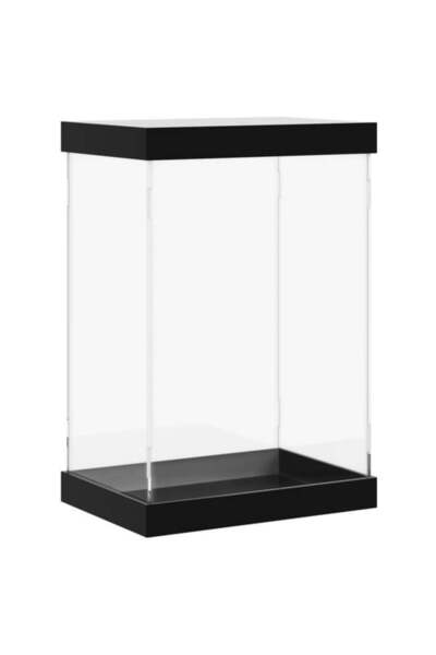 vidaxl Vitrină, transparentă, 17 x 12 x 25 cm, acrilică
