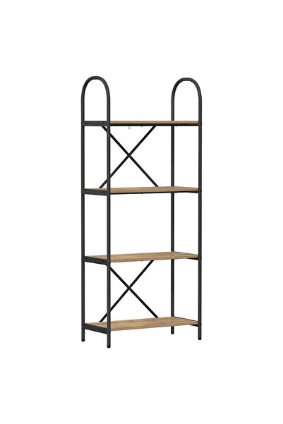 vidaxl Raft pentru cărți Stejar Artizanal 60 x 30 x 146 cm