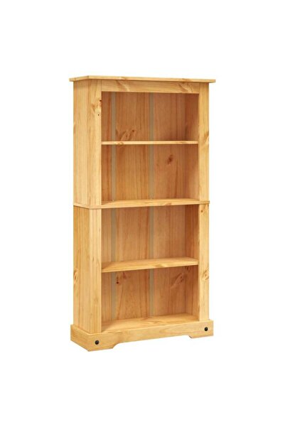 vidaxl Bibliotecă din pin cu 4 rafturi, stil Mexican Corona 80 x 29 x 150 cm