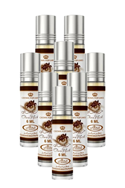 ALREHAB 8 قطع من زيت عطر شوكو مسك 6 مل