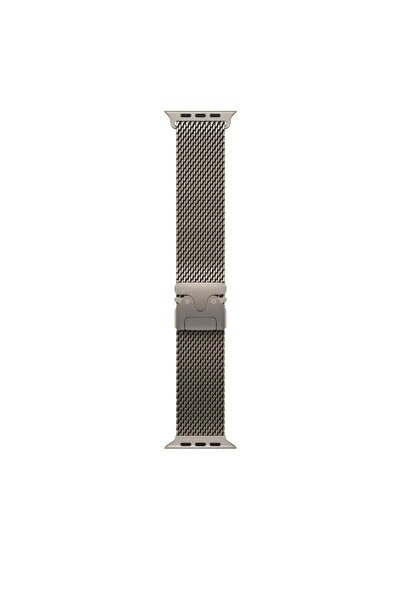 Apple Ceas Watch Ultra 49mm din titan cu curea Milanese Loop, Mărime mică