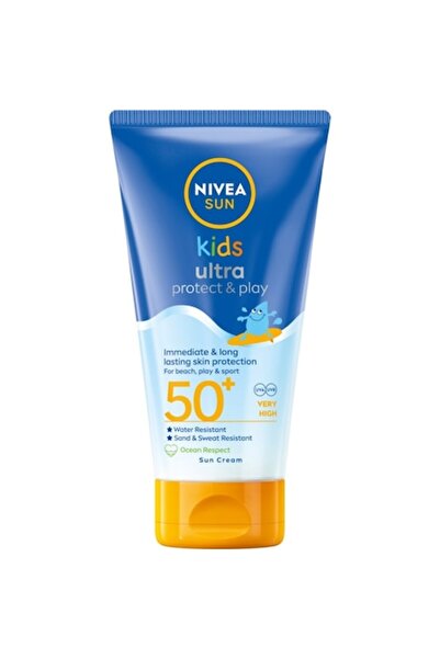 NIVEA Loțiune de protecție solară Sun Kids Ultra Protect&Play, Nivea, SPF 50+...