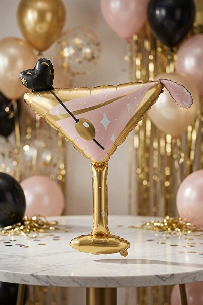 DODOMAR Foil Balloon Cocktail Glass 70X50 cm Party Decoration Birthday Bachel...