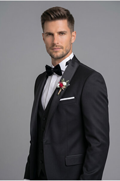 AtlasGiyim Men's Groom Suit Tuxedo (New Season)
