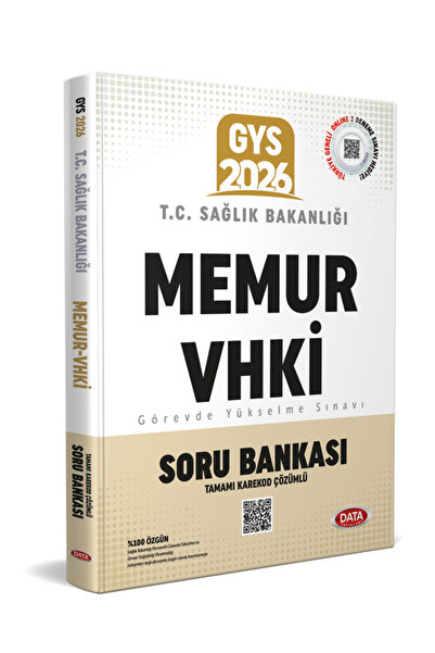 Data Yayınları 2026 T.C. Sağlık Bakanlığı Memur VHKİ GYS Soru Bankası - Karek...