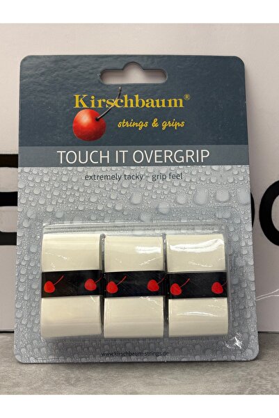 Kirschbaum Touch It Overgrip Tenis Raketi Bandı 3 Adet Ter Emici Kaymaz Kavra...