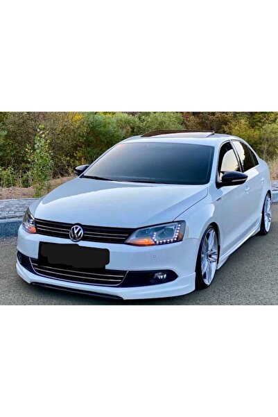 Volkswagen VW Jetta MK6 Μοντέλο Batman Γυαλιστερά Μαύρα Καλύμματα Καθρεπτών