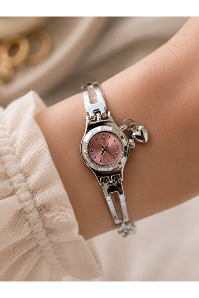 Weluxa Minimal Women's Wristwatch Silver Color Elegant Daily Use Gift Boxed
