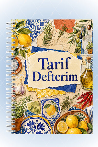 Mimu Art Studio Tarif Defteri Spiralli A5 48 Sayfa Yemek Tarifi Not Defteri 18