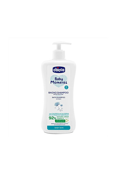Chicco Gel de dus si sampon 2 in 1 fara lacrimi Baby Moments Baby Skin, 750ml...