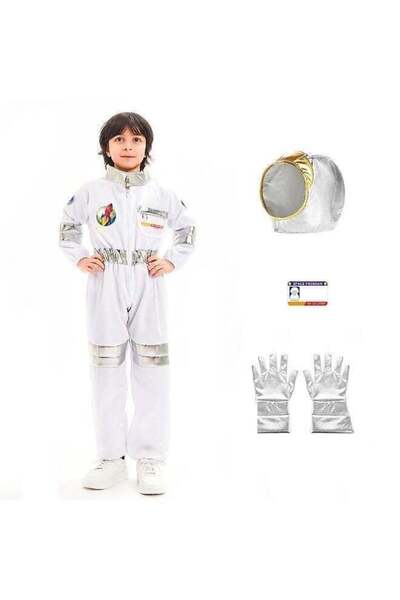 GULF GALLERY Generic Space Suit Astronaut Role-Play Costume Set