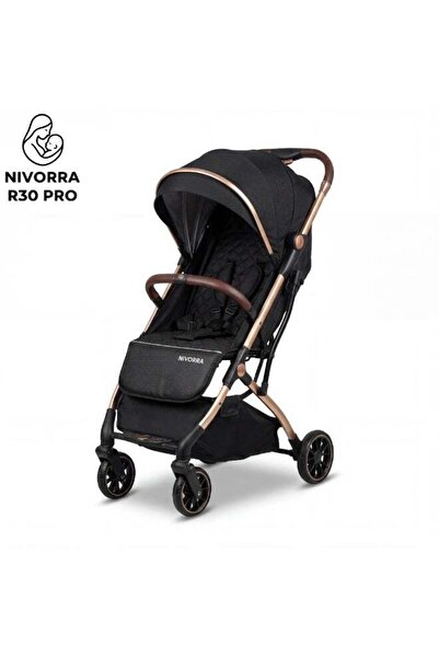 NIVORRA Premium Lightweight Baby Stroller with Aluminum Frame, Leather Handle...